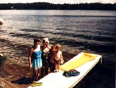 Alice Bennett; Ruth Dorrough; Andy McDougal; Ben Dorrough; New Hampshire; New England; camp Family